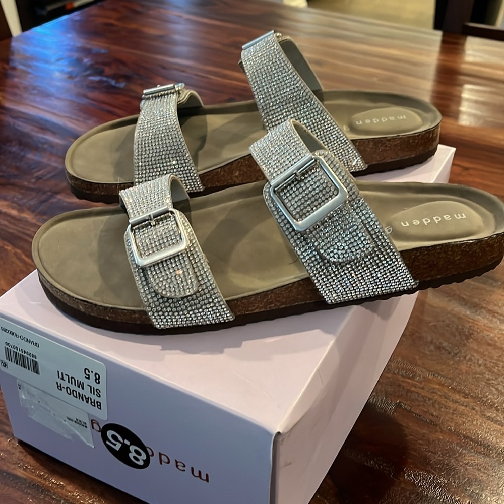 Madden Girl Rhinestone Sandal
